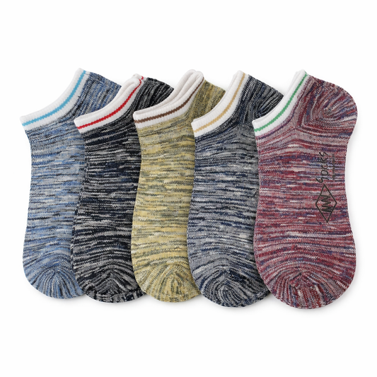 Pack 5 Calcetines Tobillo Hombre Diseño NW Confort Diario