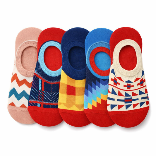 Pack 5 Calcetines Invisibles Mujer Diseño NW Confort Diario