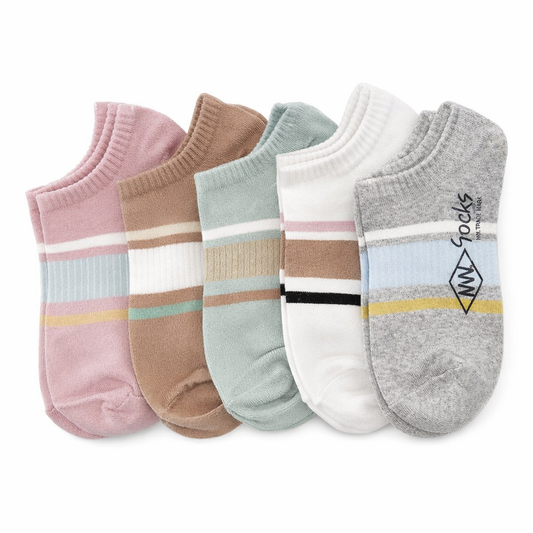 Pack 5 Calcetines Tobillo Unisex Diseño NW Confort Diario