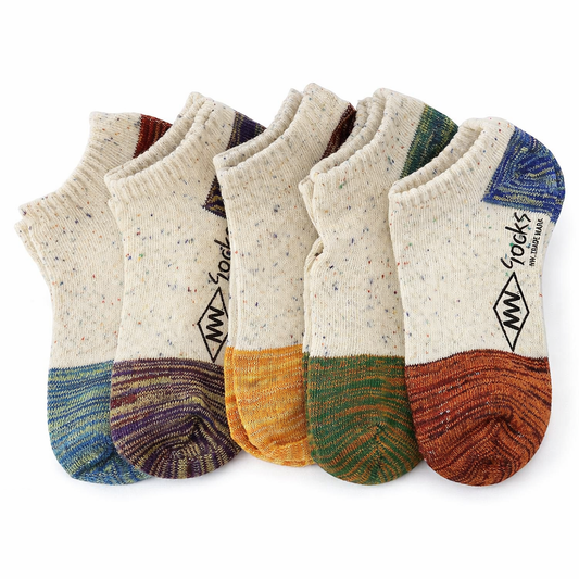 Pack 5 Calcetines Tobillo Mujer Diseño NW Confort Diario