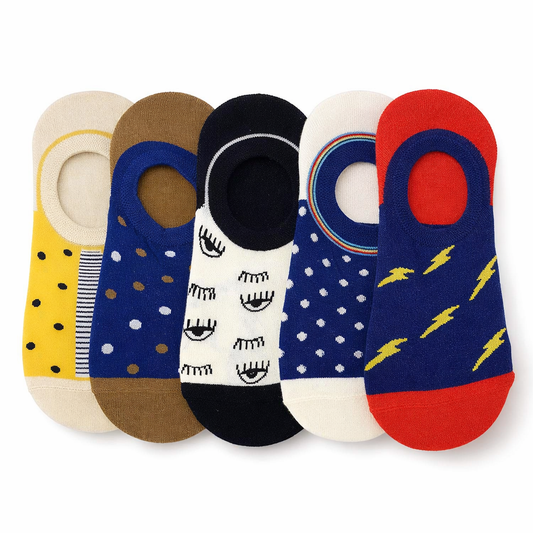 Pack 5 Calcetines Invisibles Mujer Diseño NW Confort Diario