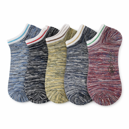 Pack 5 Calcetines Tobillo Hombre Diseño NW Confort Diario