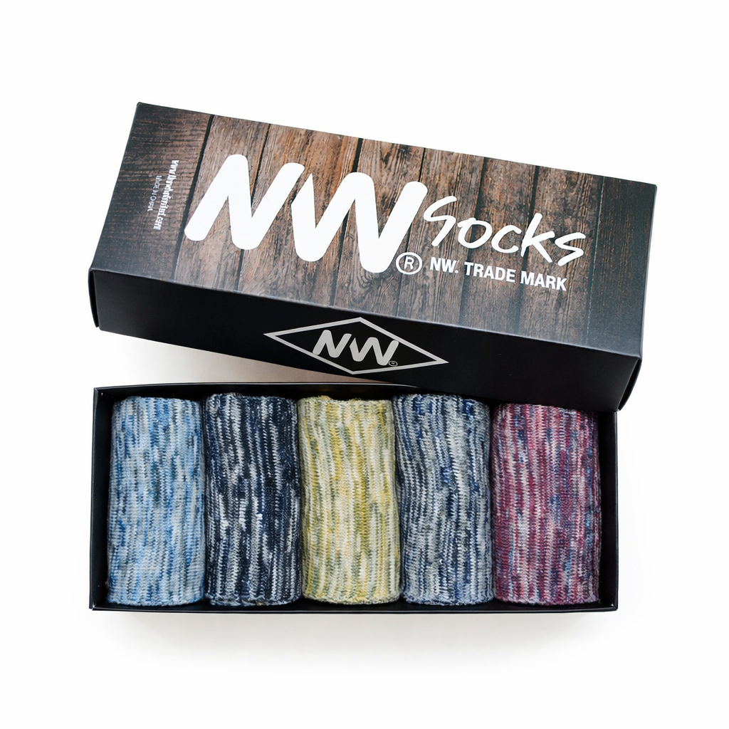 Pack 5 Calcetines Tobillo Hombre Diseño NW Confort Diario