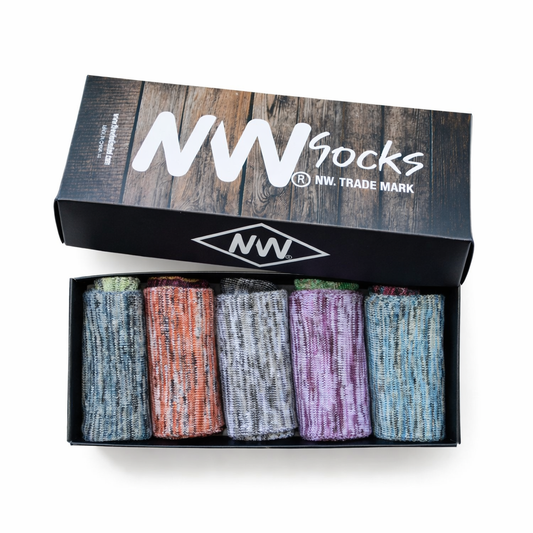 Pack 5 Calcetines Tobillo Hombre Diseño NW Confort Diario