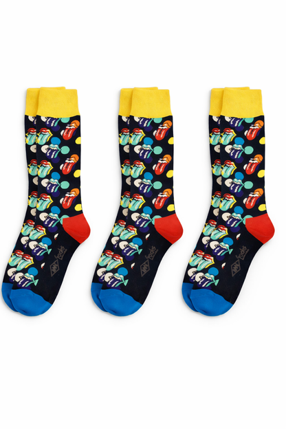 Pack 3 Calcetines con diseño NW modelo crew