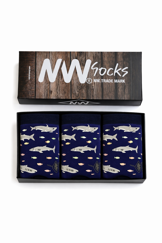 Pack 3 Calcetines con diseño NW modelo crew muy cómodos uso diario