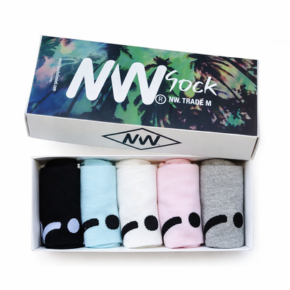 Pack 5 Calcetines Tobillo Unisex Diseño NW Confort Diario
