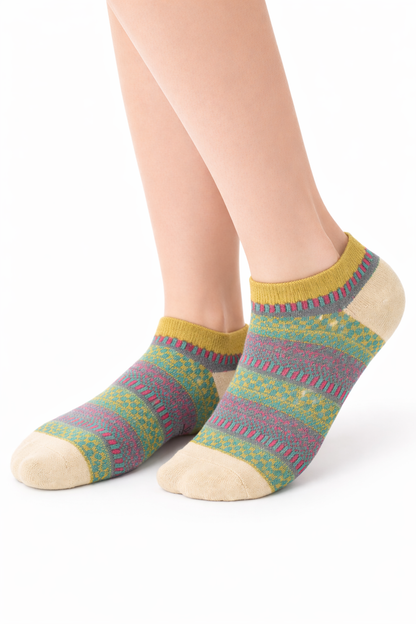 Pack 5 Calcetines mujer NW tobillo  Diseño Exclusivo  Cómodos y Resistentes