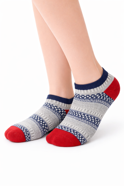 Pack 5 Calcetines mujer NW tobillo  Diseño Exclusivo  Cómodos y Resistentes