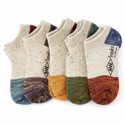 Pack 5 Calcetines Tobillo Mujer Diseño NW Confort Diario