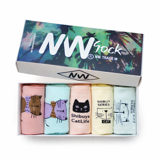 Pack 5 Calcetines Tobillo Mujer Diseño NW Confort Diario