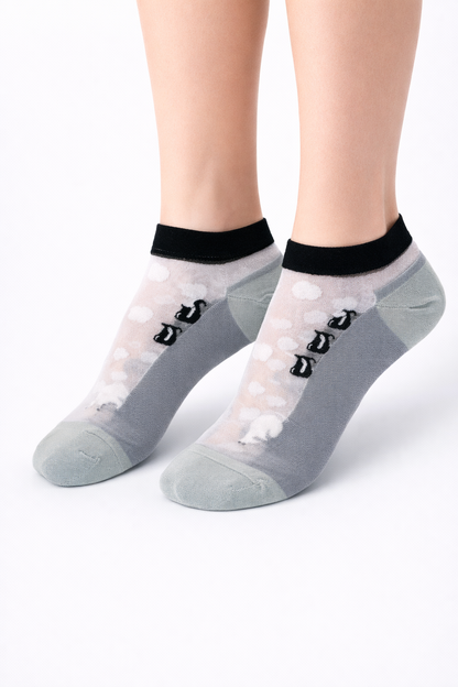 Pack 5 Calcetines Tobillos y Transparentes Mujer Diseño NW Confort Diario