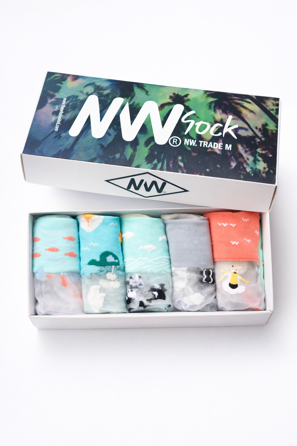 Pack 5 Calcetines Tobillos y Transparentes Mujer Diseño NW Confort Diario