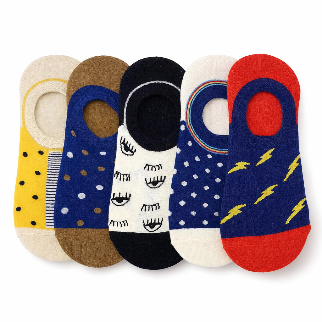 Pack 5 Calcetines Invisibles Mujer Diseño NW Confort Diario