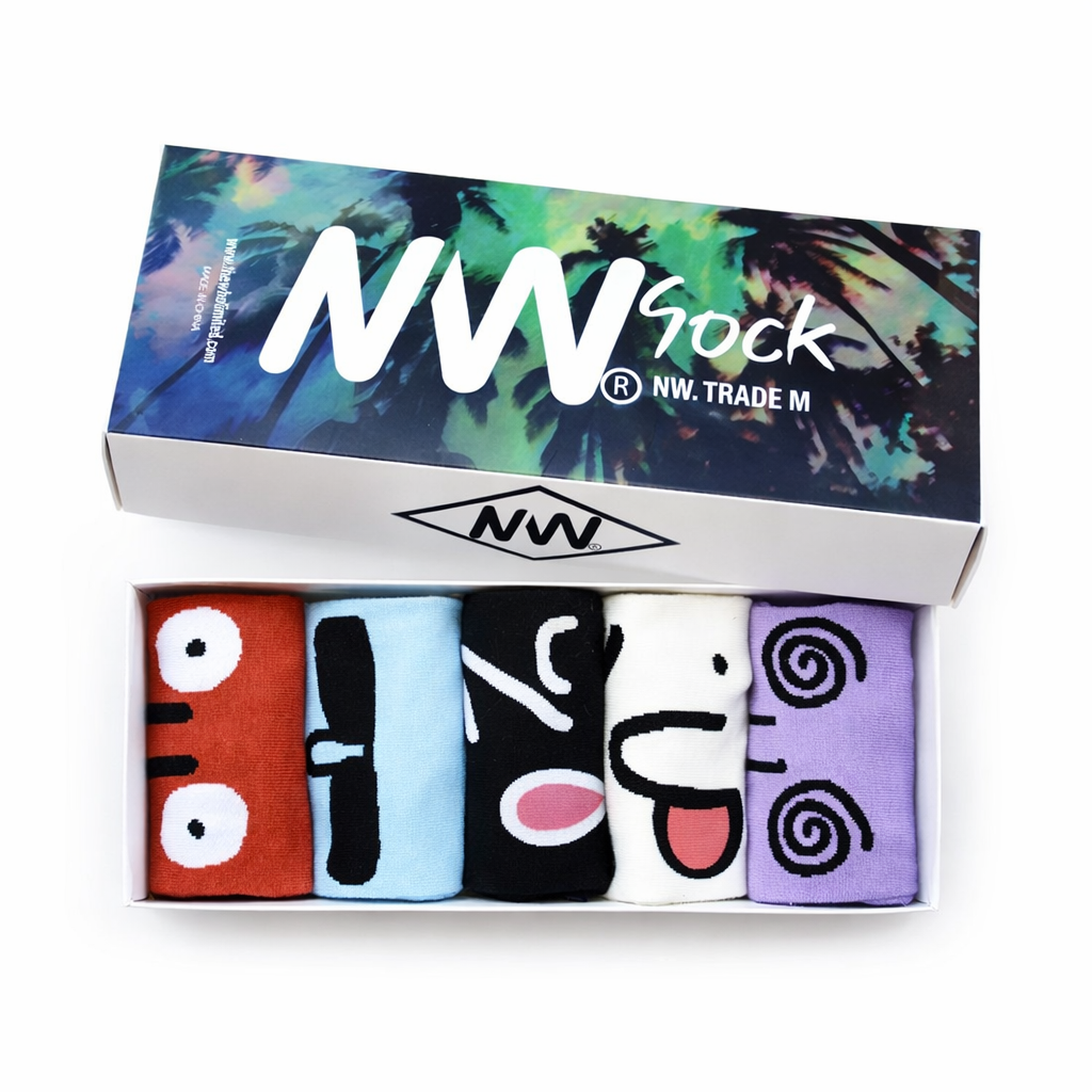 Pack 5 Calcetines Tobillo Unisex Diseño NW Confort Diario