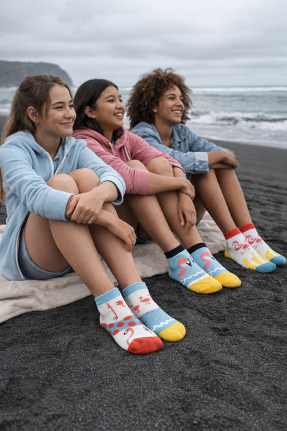 Pack 3 Calcetines mujer NW Crew Diseño Exclusivo  Cómodos y Resistentes