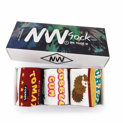 Pack 3 Calcetines Unisex Algodón Diseño NW Cómodos y Durables!