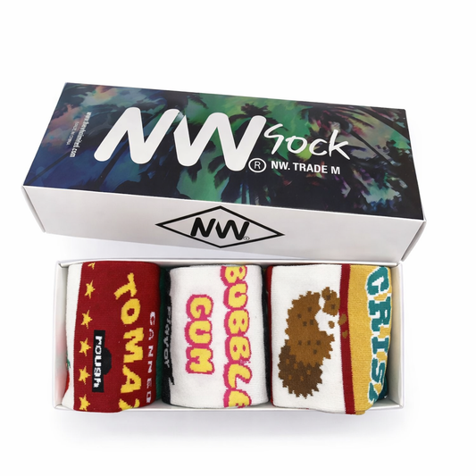 Pack 3 Calcetines Unisex Algodón Diseño NW Cómodos y Durables!