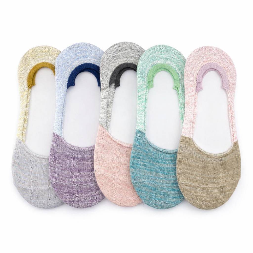Pack 5 Calcetines Invisibles mujer Diseño NW Confort Diario
