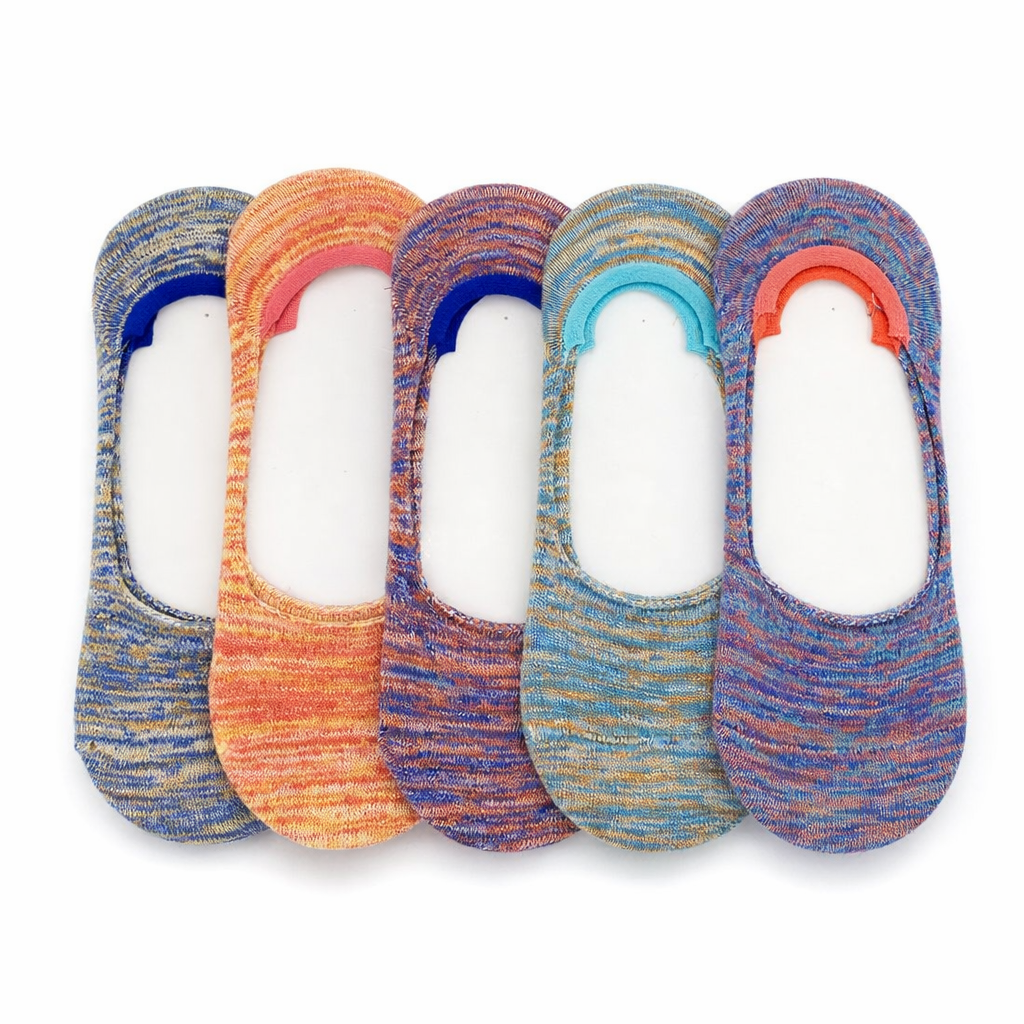 Pack 5 Calcetines Mujer invisible Algodón Diseño NW Confort Diario