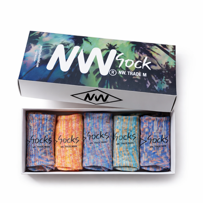 Pack 5 Calcetines Mujer invisible Algodón Diseño NW Confort Diario