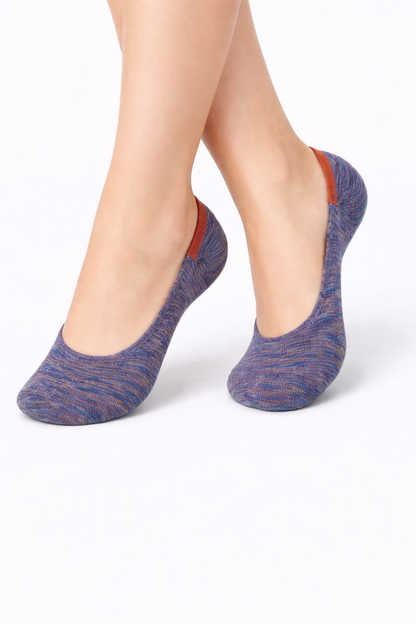 Pack 5 Calcetines Mujer invisible Algodón Diseño NW Confort Diario