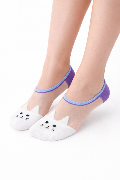 Pack 5 Calcetines Invisibles y Transparentes Mujer Diseño NW Confort Diario