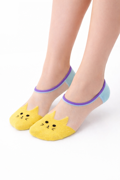 Pack 5 Calcetines Invisibles y Transparentes Mujer Diseño NW Confort Diario