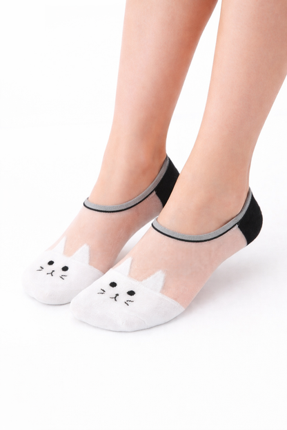 Pack 5 Calcetines Invisibles y Transparentes Mujer Diseño NW Confort Diario
