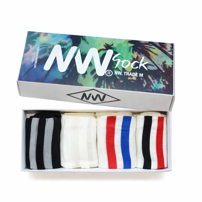 Pack 4 Calcetines Transparentes de Mujer NW Crew con Diseño y muy Cómodos!