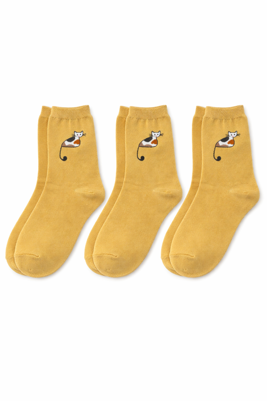 Pack 3 Calcetines mujer NW Crew Diseño Exclusivo Cómodos y Resistentes