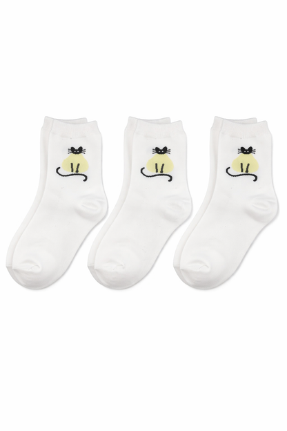 Pack 3 Calcetines mujer NW Crew Diseño Exclusivo Cómodos y Resistentes