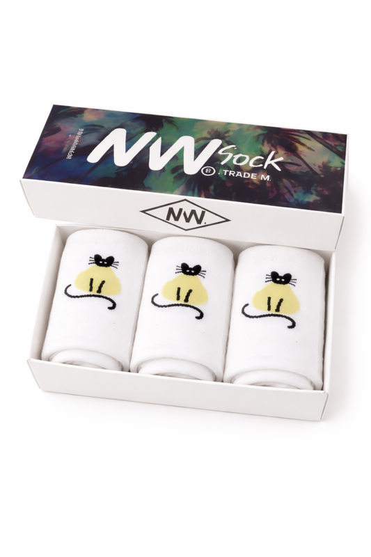 Pack 3 Calcetines mujer NW Crew Diseño Exclusivo Cómodos y Resistentes